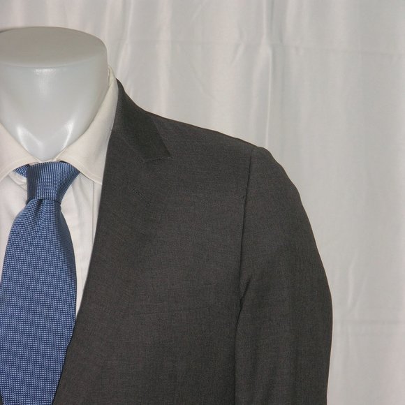 Dior Homme SS2010 Solid Gray Two Suit Jacket